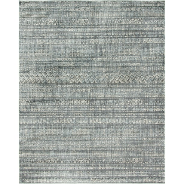 5' 0 x 8' 0 Unique Loom Helios Collection Modern Distressed Striped Gray Area Rug 5' 0 x 8' 0 Unique Loom Helios Collection Modern Distressed Striped Gray Area Rug